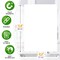 Magnetic Whiteboard for Fridge 8.5x12 inch A4 Magnetic Dry Erase Board Magnetic White Board for Frig Magnetic Sheet Small Magnetic List for Refrigerator Magnetic Grocery Shoping List